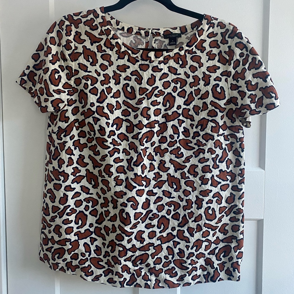 Leopard Print Women's Top